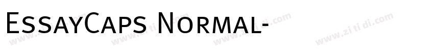 EssayCaps Normal字体转换
